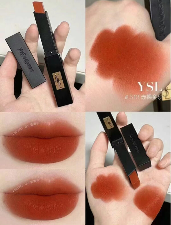 YSL小黑條奢華緞面絨霧唇膏：圖片 5