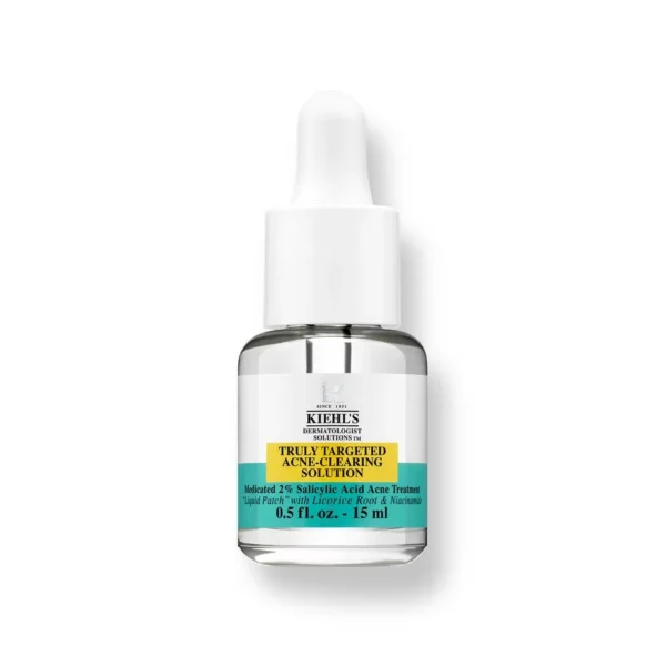 Kiehl's 2%水楊酸痘痘精華露｜痘痘貼推薦／1瓶消300顆痘痘
